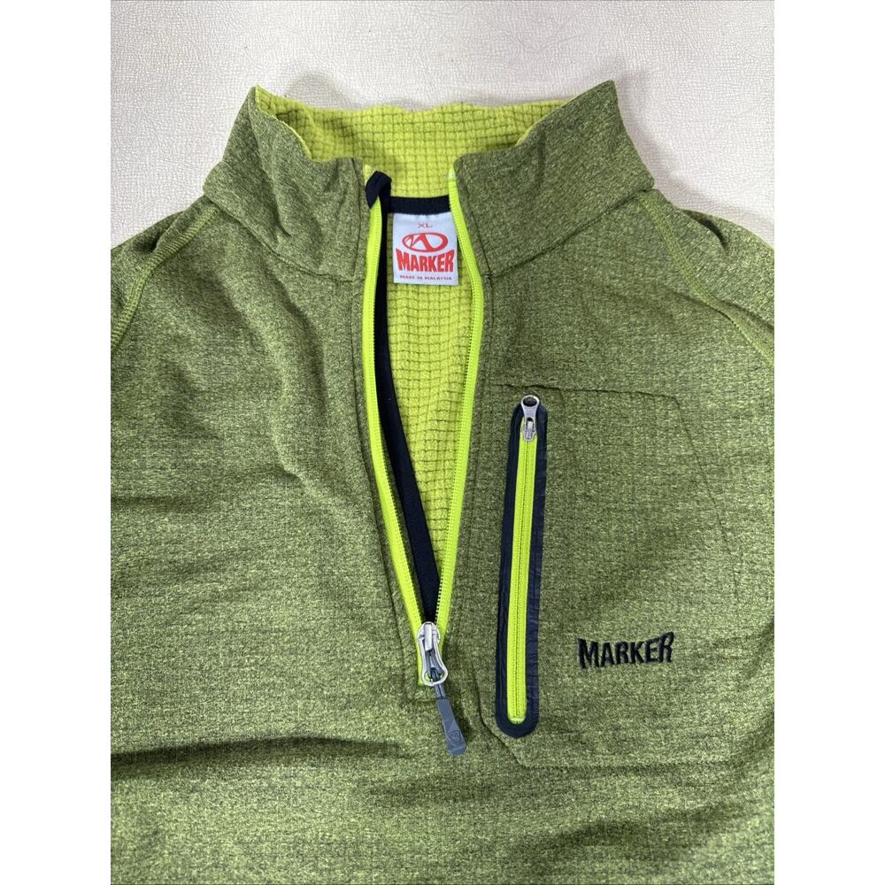 Marker Base Layer 1/4 Zip Pullover, Green Unisex … - image 6